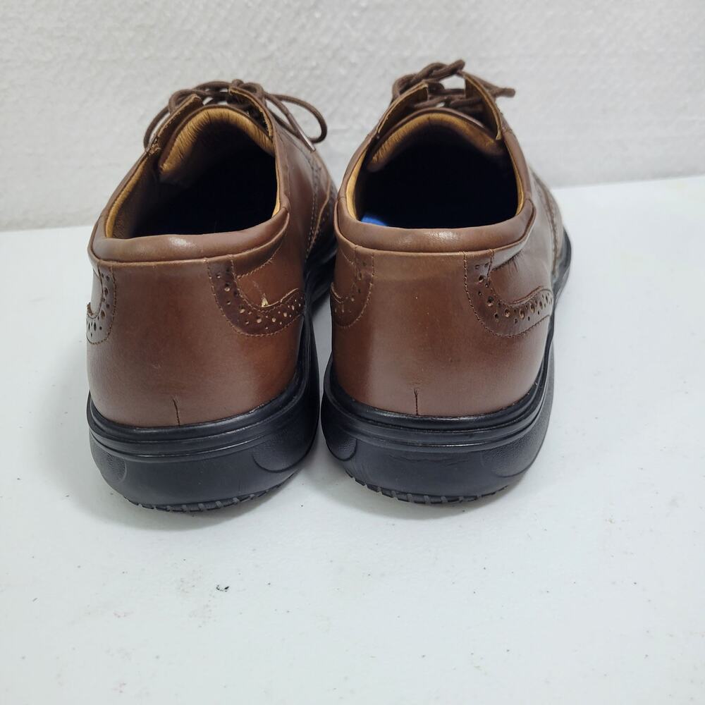 Dr Comfort Men's Brown Wing Tip Oxford Dress Shoes Size 9XW 21325-2736 - Picture 3 of 8